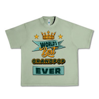 Oil Green world's best grandpop ever Urban Heavy Tee - Jasminsmagicworld