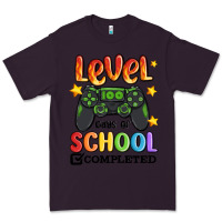Plum level 100 days of school completed Premium Tee - MaliasSmallBusiness