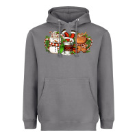 Storm Christmas coffee cups Heavyweight Hoodie - FaDigitalArtStudio