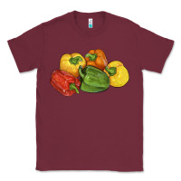 Burgundy Peppers Classic Tee - LillyAllenDesigns