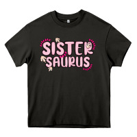 Asphalt sister saurus Heavy Core Tee - MaliasSmallBusiness