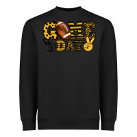 Black Game day yellow and black team color Heavyweight Sweatshirt - HowdyJamesFarm