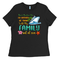 Black there's nowhere else i'd rather be than with my fa Ladies Tee - MaliasSmallBusiness