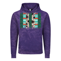 Cloud Purple leopard cowhide brush stroke Vintage Hoodie - Artiststas