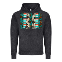 Leopard Cowhide Brush Stroke Vintage Hoodie | Teevron