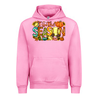 Fuchsia Pink tis the season softball Urban Hoodie - RacoonDesign