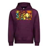 Mauve Wine tis the season softball Urban Hoodie - RacoonDesign