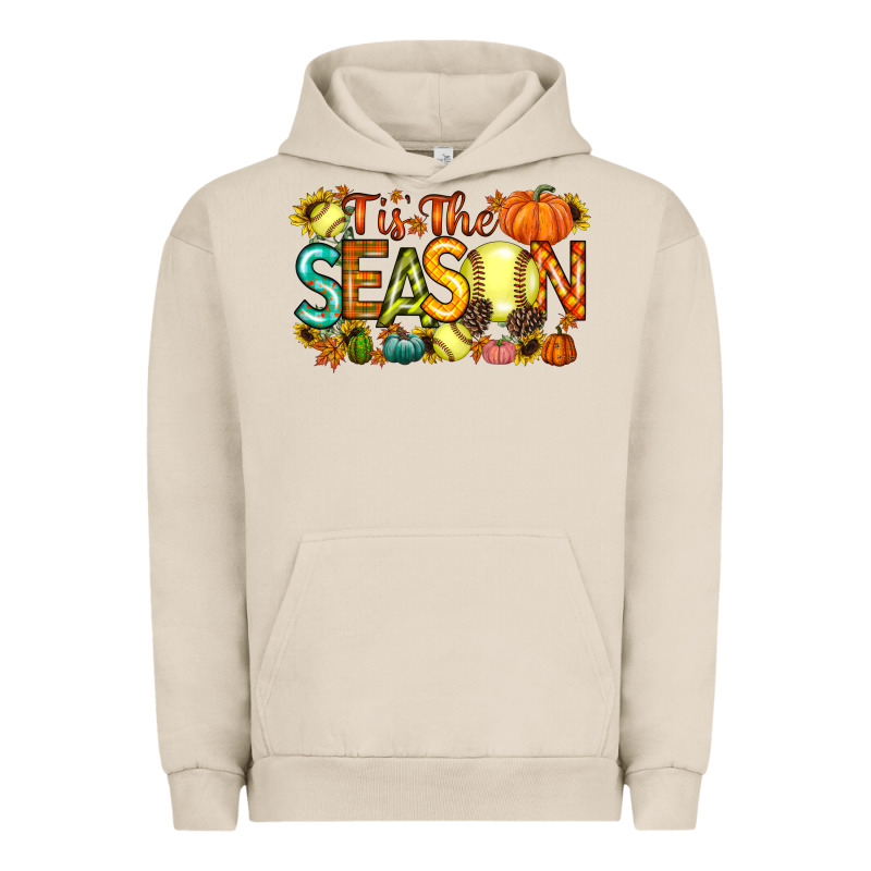 Tis The Season Softball Urban Hoodie by RacoonDesign | Teevron