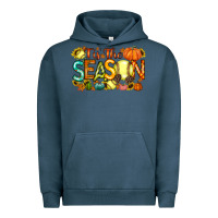 Pigment Midnight Navy tis the season softball Urban Hoodie - RacoonDesign