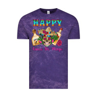 Cloud Purple Happy Cinco De Mayo Mexican Skull Tequila Bottle Roses Cactus Vintage Tee - Artiststas