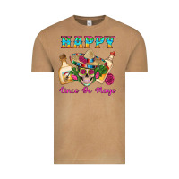 Vintage Camel Happy Cinco De Mayo Mexican Skull Tequila Bottle Roses Cactus Vintage Tee - Artiststas