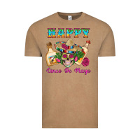 Vintage Coffee Happy Cinco De Mayo Mexican Skull Tequila Bottle Roses Cactus Vintage Tee - Artiststas