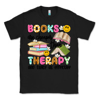 Black books are cheaper than therapy and twice as effective Classic Tee - Artiststas