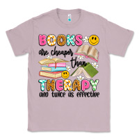 Lilac books are cheaper than therapy and twice as effective Classic Tee - Artiststas