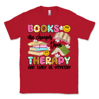 Red books are cheaper than therapy and twice as effective Classic Tee - Artiststas