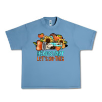 Pebble Blue headstart let's do this Urban Heavy Tee - JahusDesignShop