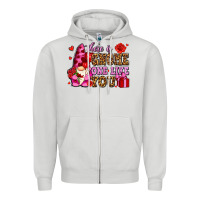 Dove Grey there is gnome one like you olivia Zipper Hoodie - OliviaCreatesArt