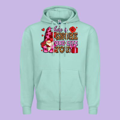 There Is Gnome One Like You Olivia Zipper Hoodie Designed By Oliviacreatesart