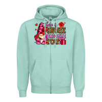 Seafoam there is gnome one like you olivia Zipper Hoodie - OliviaCreatesArt