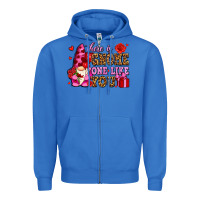 True Royal there is gnome one like you olivia Zipper Hoodie - OliviaCreatesArt