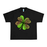 Black leopard shamrock Urban Heavy Tee - Jasminsmagicworld
