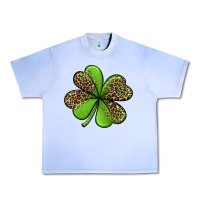 Grape Ice leopard shamrock Urban Heavy Tee - Jasminsmagicworld