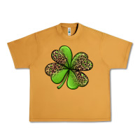 Peanut Butter leopard shamrock Urban Heavy Tee - Jasminsmagicworld