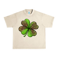 Sandshell leopard shamrock Urban Heavy Tee - Jasminsmagicworld