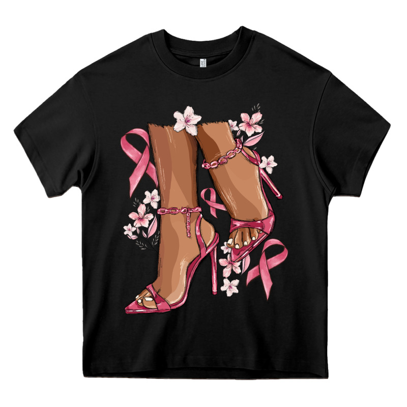 Cancer High Heels Heavy Core Tee by MaliasSmallBusiness | Teevron