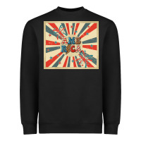 Black retro america Heavyweight Sweatshirt - TumblerDesignByShophia