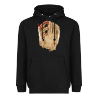 Black Catchers Mitt Fa Element Heavyweight Hoodie - FaDigitalArtStudio