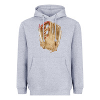 Heather Grey Catchers Mitt Fa Element Heavyweight Hoodie - FaDigitalArtStudio