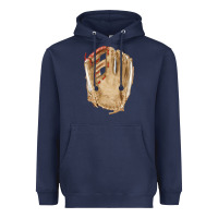 Navy Catchers Mitt Fa Element Heavyweight Hoodie - FaDigitalArtStudio