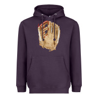 Plum Catchers Mitt Fa Element Heavyweight Hoodie - FaDigitalArtStudio