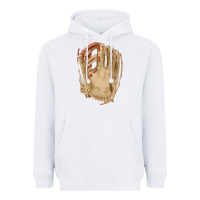 White Catchers Mitt Fa Element Heavyweight Hoodie - FaDigitalArtStudio