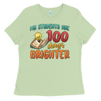 Matcha my students 100 days brighter Ladies Tee - MaliasSmallBusiness