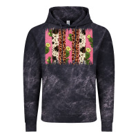 Cloud Black cactus leopard cowhide brush stroke Vintage Hoodie - Artiststas