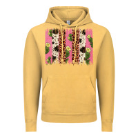 Vintage Mustard cactus leopard cowhide brush stroke Vintage Hoodie - Artiststas