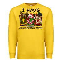 Lemon I Have Obsessive Christmas Disorder Premium Sweatshirt - FaDigitalArtStudio