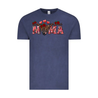 Vintage Denim valentines day mama Vintage Tee - RanaPortraitStore