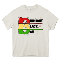 Cream black boy Heavy Core Tee - MaliasSmallBusiness