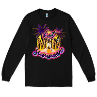 Black Hot Mom summer Long Sleeve Tee - NancyCooperArtShop
