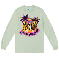 Matcha Hot Mom summer Long Sleeve Tee - NancyCooperArtShop