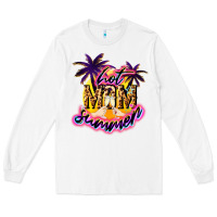 White Hot Mom summer Long Sleeve Tee - NancyCooperArtShop