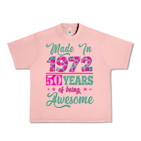 Salmon made in 1972, 50 years of being awesome Urban Heavy Tee - Jasminsmagicworld