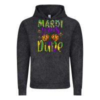 Vintage Black mardi gras dude Vintage Hoodie - Artiststas