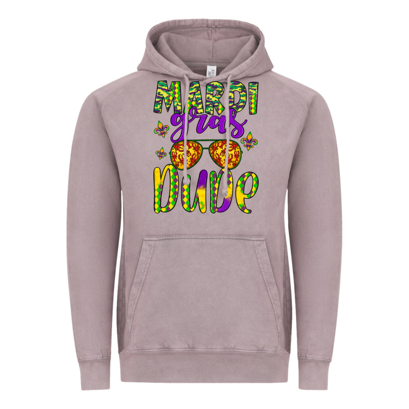 Mardi Gras Dude Vintage Hoodie by Artiststas | Teevron