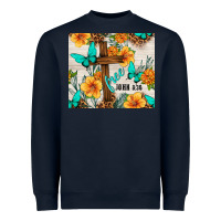 Navy christian free john 8 36 Heavyweight Sweatshirt - TumblerDesignByShophia