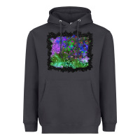 Smoke halloween skull and leopard background Heavyweight Hoodie - BundleAndBundleShop