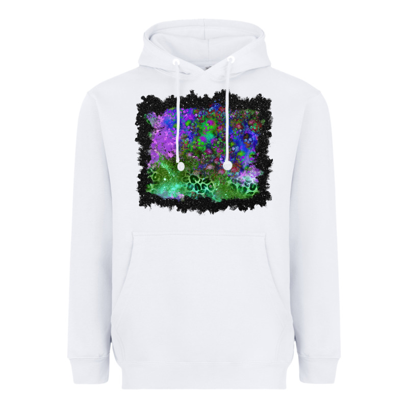 Halloween Skull And Leopard Background Heavyweight Hoodie by BundleAndBundleShop | Teevron
